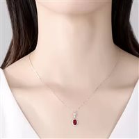 Necklace Gaurosa Woman Fantasy in Silver Zircone SN621 - SN621